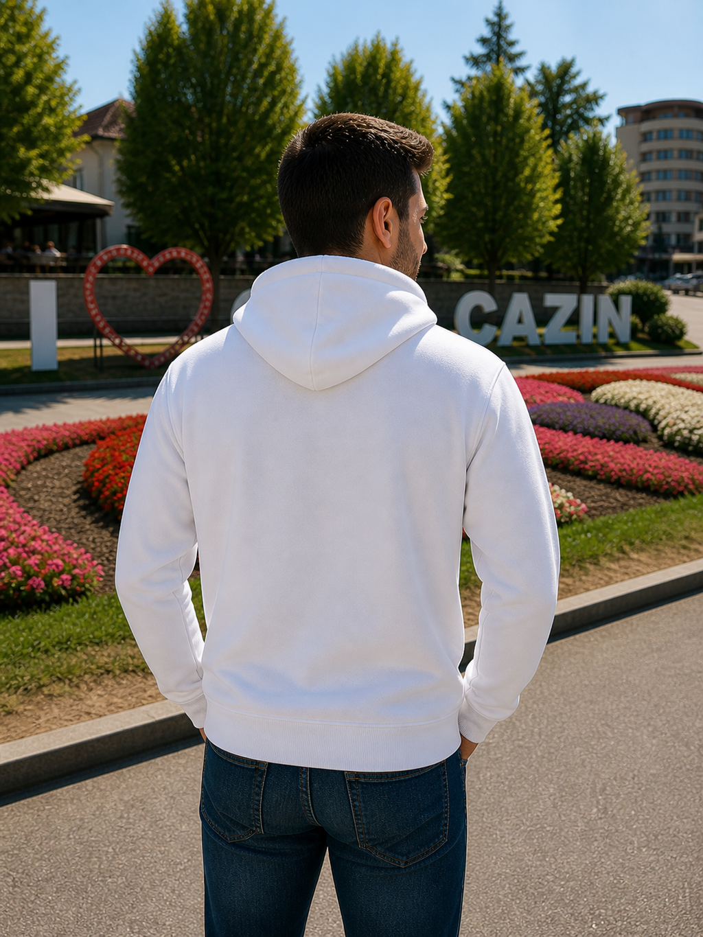 Bosna Hoodie sa patentnim zatvaračem 🇧🇦 – Bosanski Grb Klasik 🔥 Najprodavanije | Lijeva strana grudi