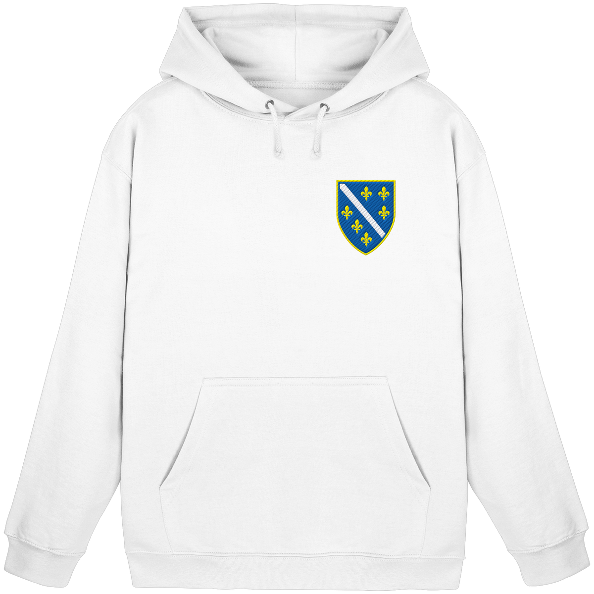 Bosanski grb – ljubav prema domovini s ponosom | Premium vez – Basic uniseks hoodie