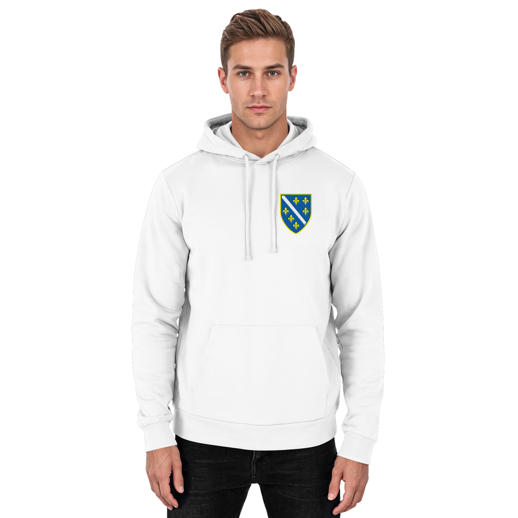 Bosanski grb – ljubav prema domovini s ponosom | Premium vez – Basic uniseks hoodie