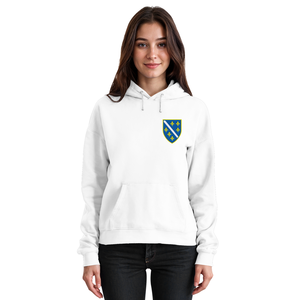 Bosanski grb – ljubav prema domovini s ponosom | Premium vez – Basic uniseks hoodie