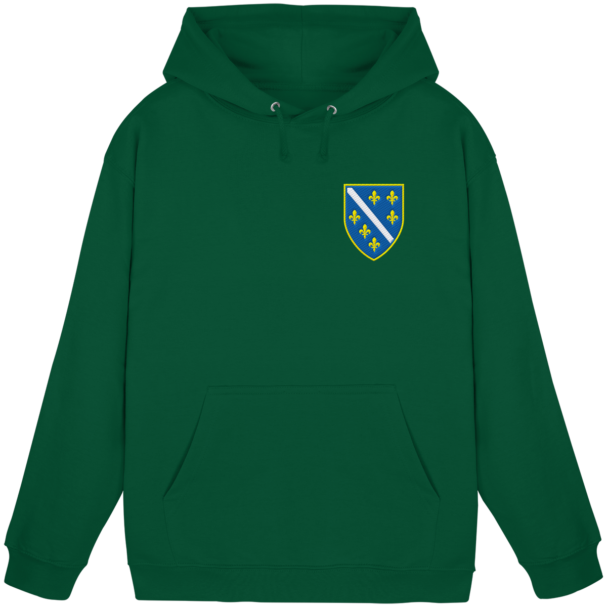 Bosanski grb – ljubav prema domovini s ponosom | Premium vez – Basic uniseks hoodie