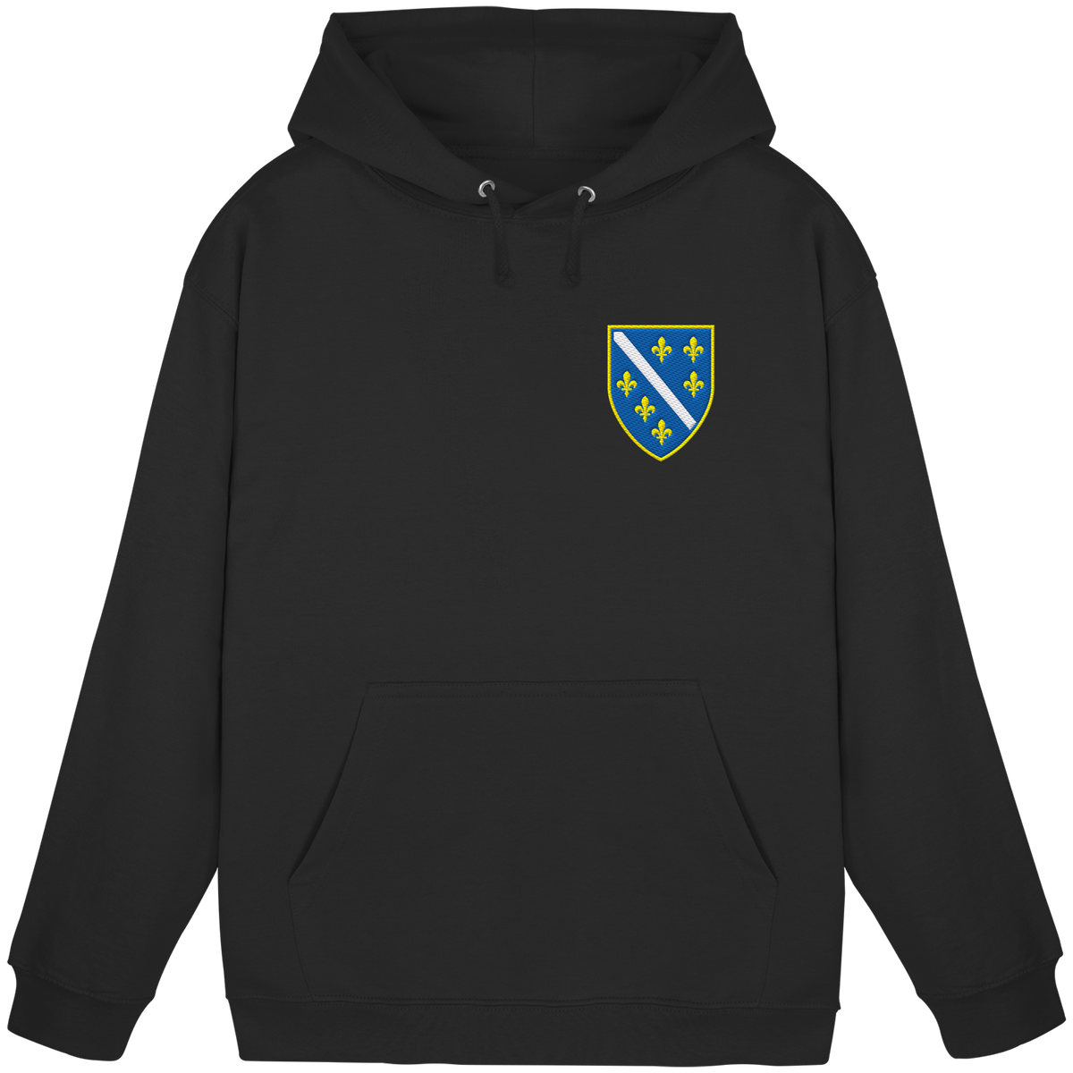 Bosanski grb – ljubav prema domovini s ponosom | Premium vez – Basic uniseks hoodie