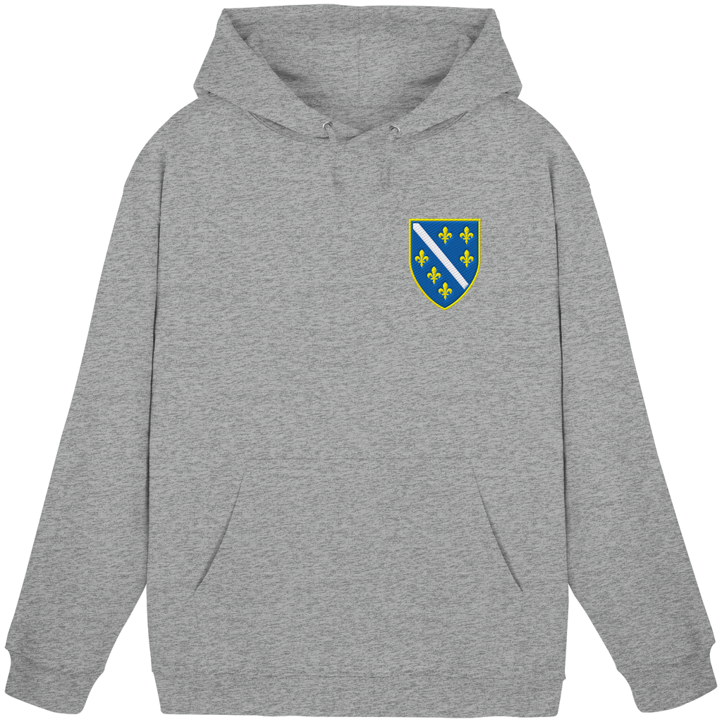 Bosanski grb – ljubav prema domovini s ponosom | Premium vez – Basic uniseks hoodie