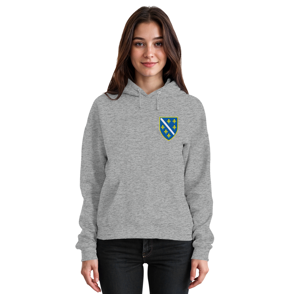 Bosanski grb – ljubav prema domovini s ponosom | Premium vez – Basic uniseks hoodie