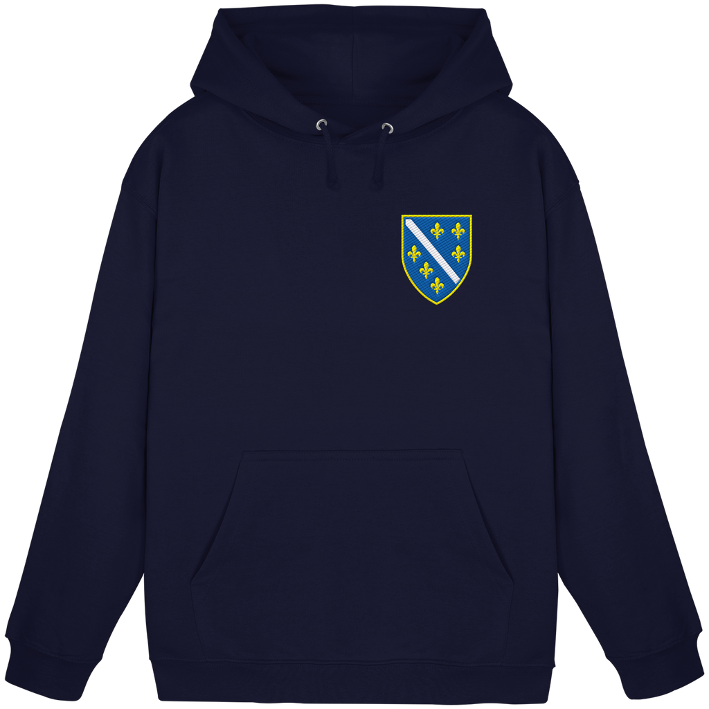 Bosanski grb – ljubav prema domovini s ponosom | Premium vez – Basic uniseks hoodie