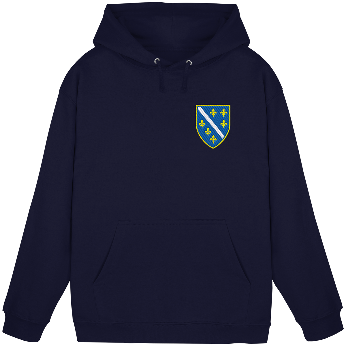 Bosanski grb – ljubav prema domovini s ponosom | Premium vez – Basic uniseks hoodie