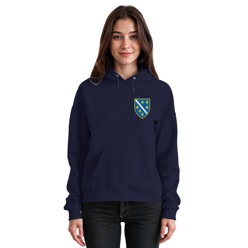 Bosanski grb – ljubav prema domovini s ponosom | Premium vez – Basic uniseks hoodie