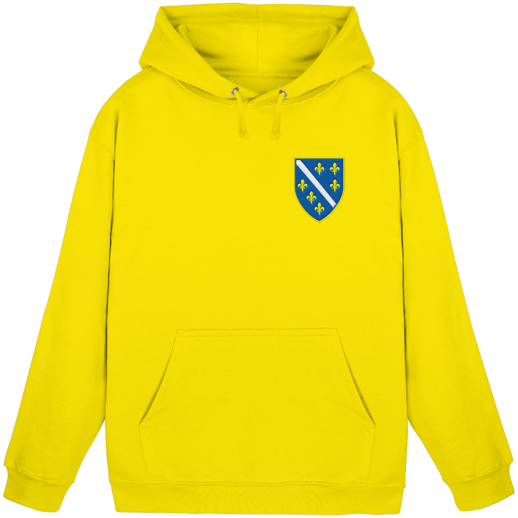 Bosanski grb – ljubav prema domovini s ponosom | Premium vez – Basic uniseks hoodie