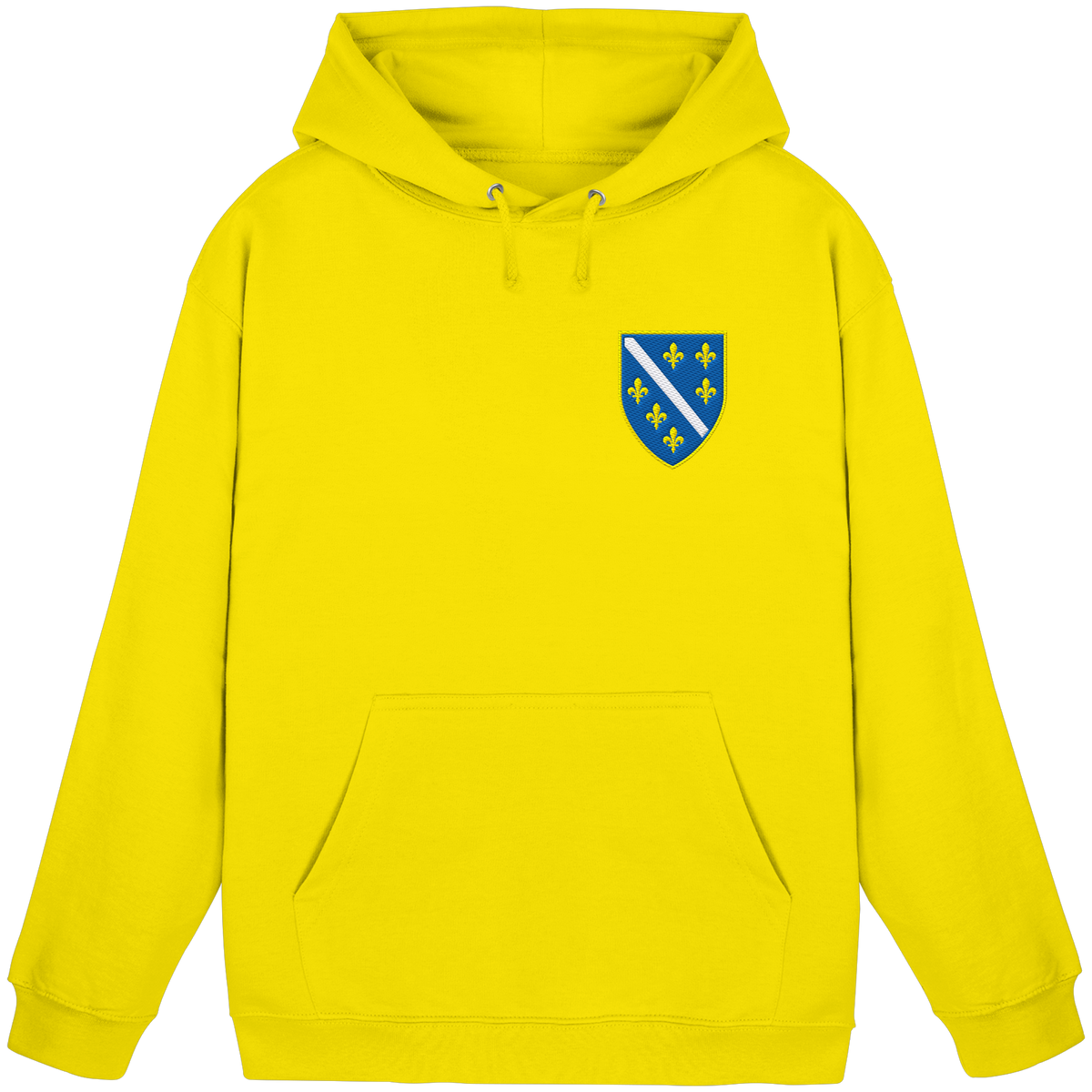 Bosanski grb – ljubav prema domovini s ponosom | Premium vez – Basic uniseks hoodie