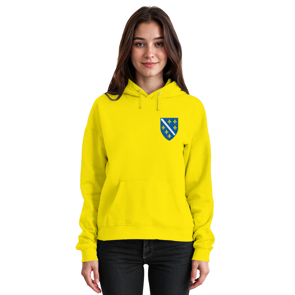 Bosanski grb – ljubav prema domovini s ponosom | Premium vez – Basic uniseks hoodie