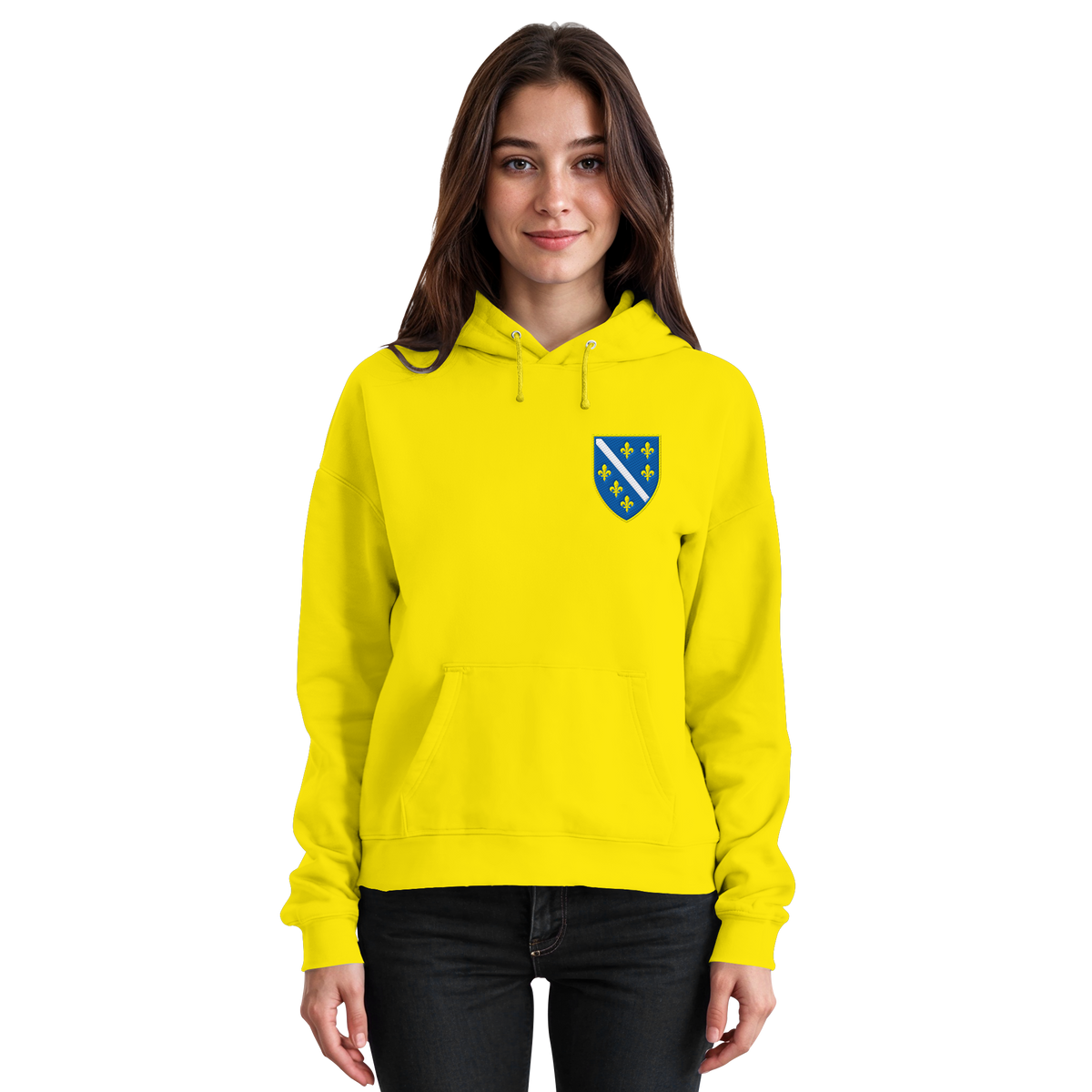Bosanski grb – ljubav prema domovini s ponosom | Premium vez – Basic uniseks hoodie