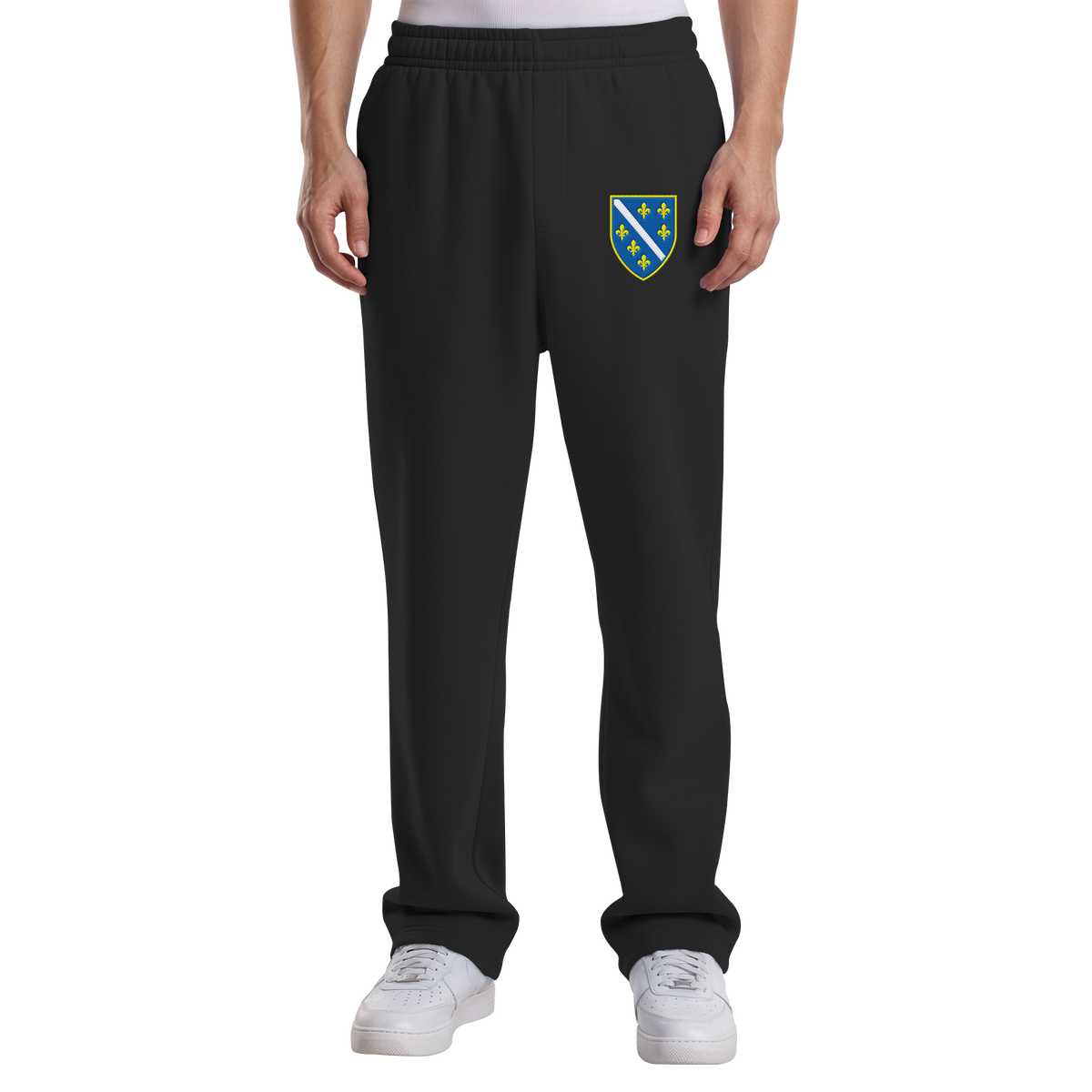 Bosanski grb – ljubav prema domovini s ponosom | Premium vez – Fluffy Track sweatpants