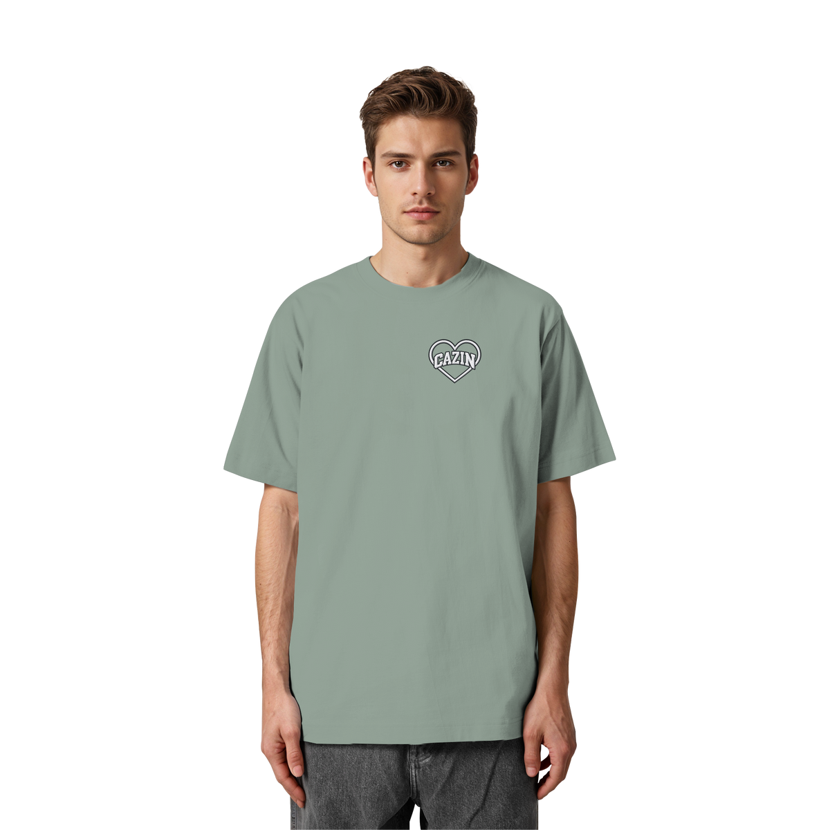 CAZIN U SRCU - Heavy Oversized organsko majica