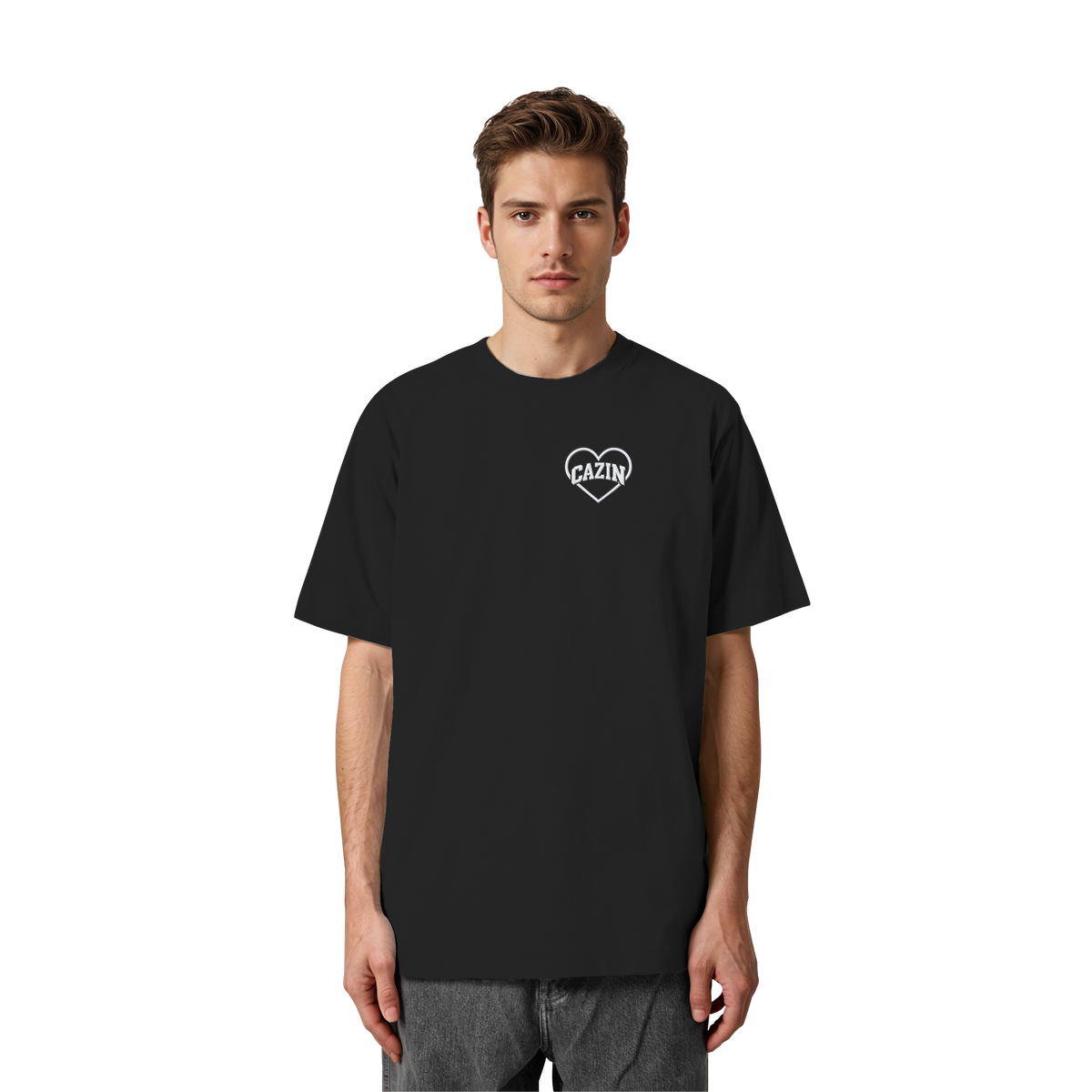 CAZIN U SRCU - Heavy Oversized organsko majica