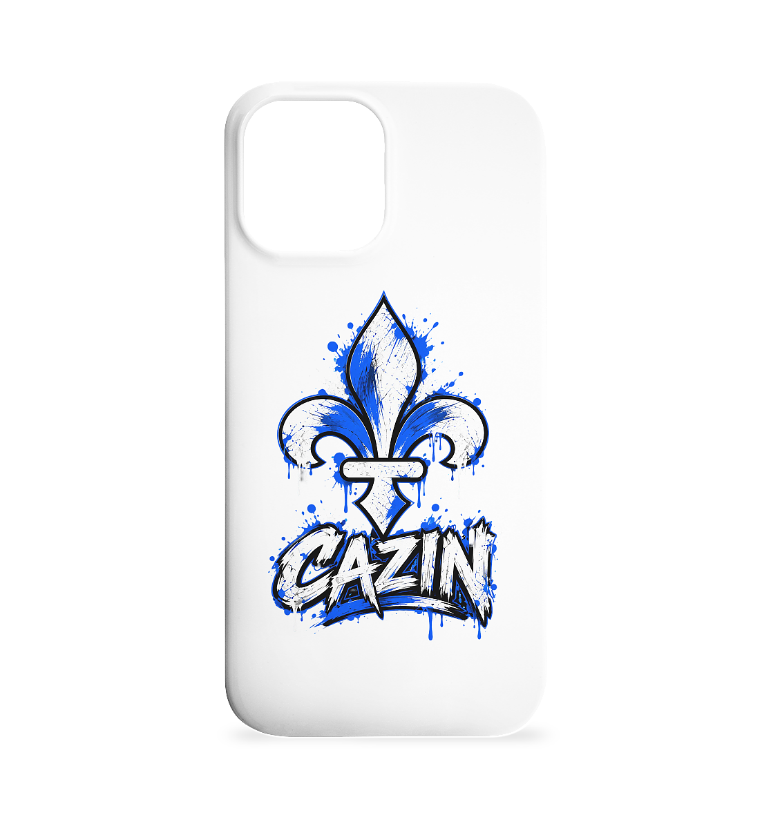 CAZIN futrola za mobitel – Bosanska ljiljan u grafiti dizajnu | Balkan Style - Futrola za mobitel iPhone 12 Max