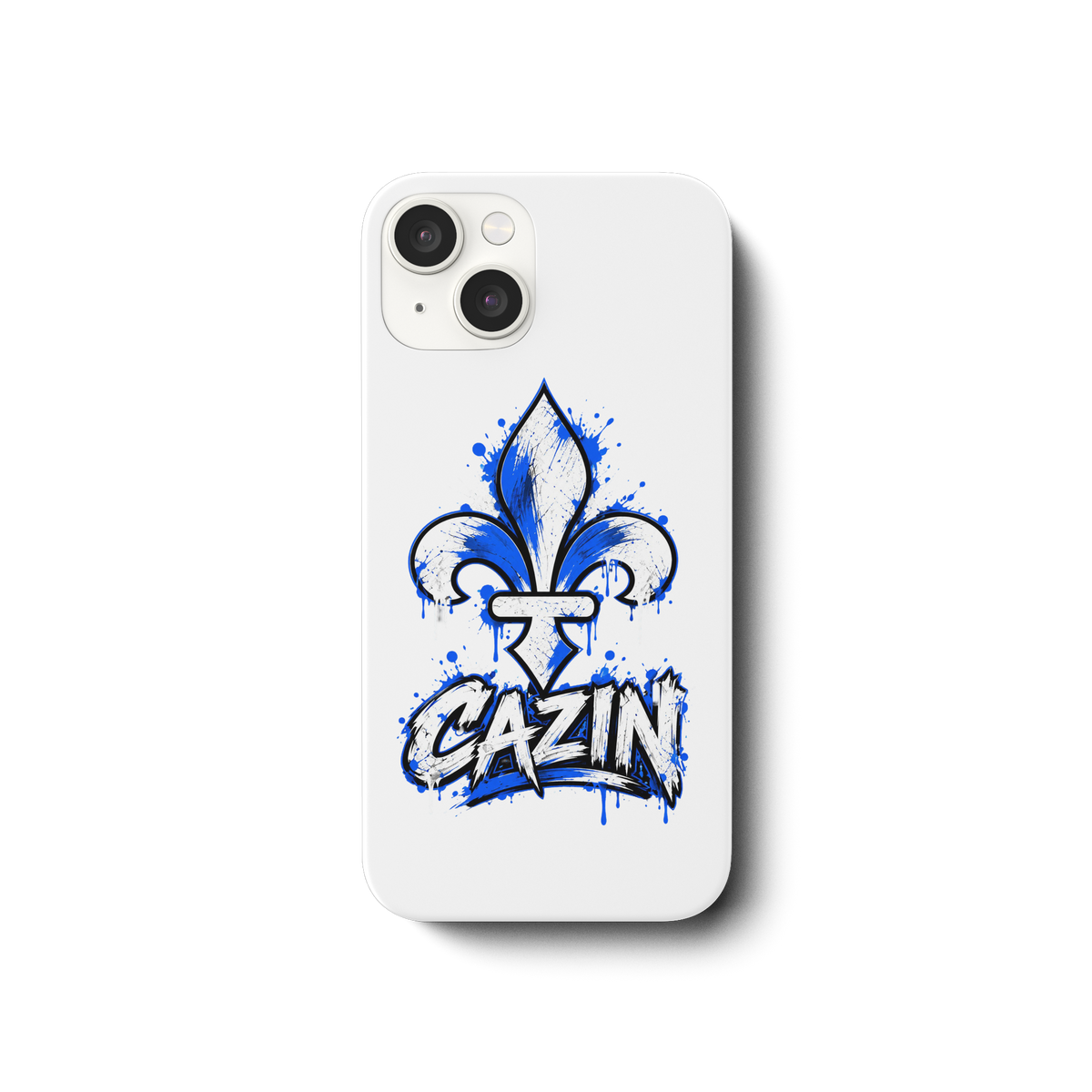CAZIN futrola za mobitel – Bosanska ljiljanja u grafiti dizajnu | Balkan Style - Futrola za iPhone 14
