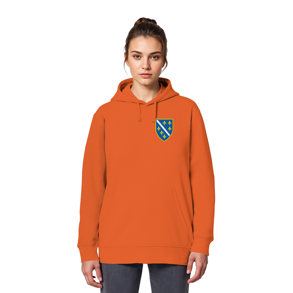 Bosanski grb – ljubav prema domovini s ponosom | Premium vez – organski basic hoodie