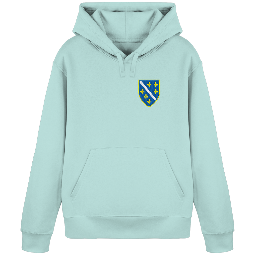 Bosanski grb – ljubav prema domovini s ponosom | Premium vez – organski basic hoodie