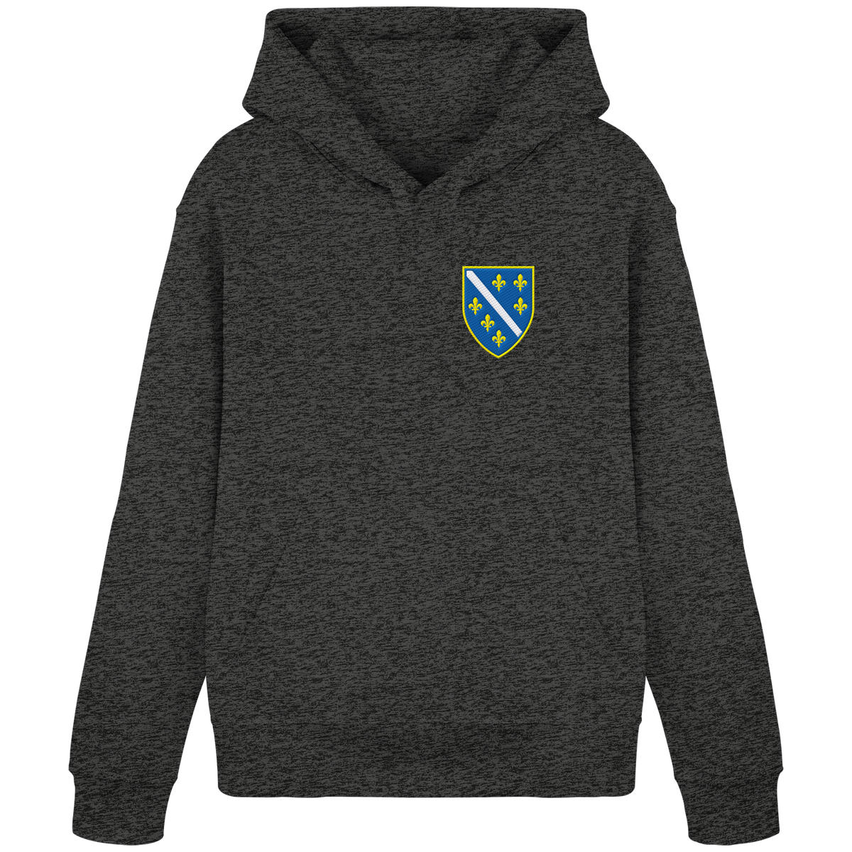 Bosanski grb – ljubav prema domovini s ponosom | Premium vez – organski basic hoodie