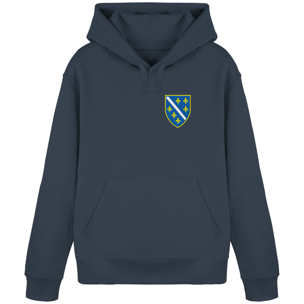 Bosanski grb – ljubav prema domovini s ponosom | Premium vez – organski basic hoodie
