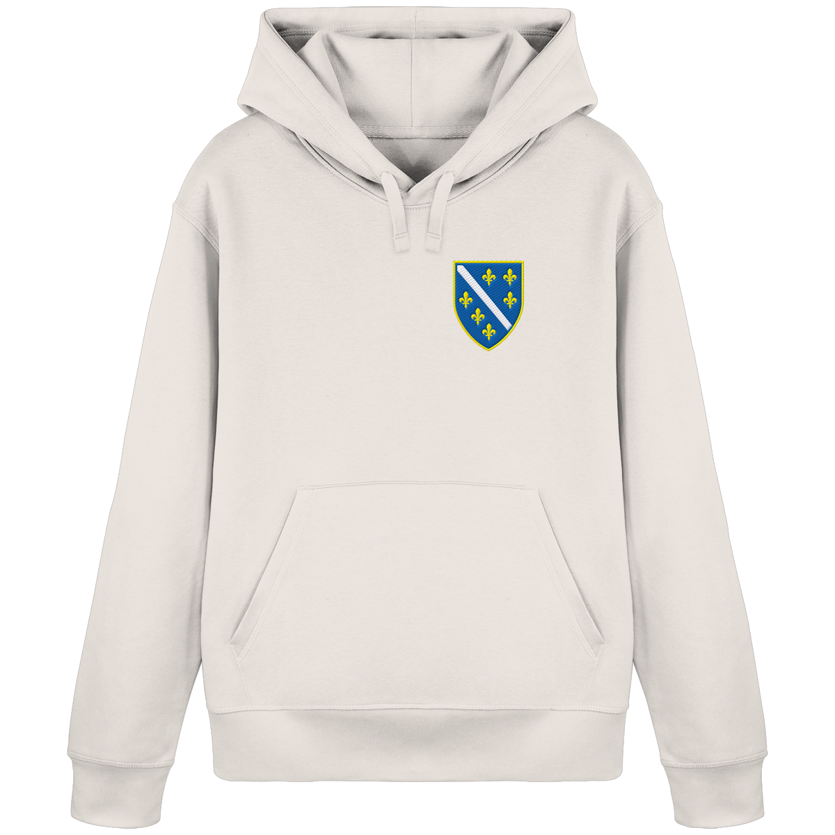 Bosanski grb – ljubav prema domovini s ponosom | Premium vez – organski basic hoodie