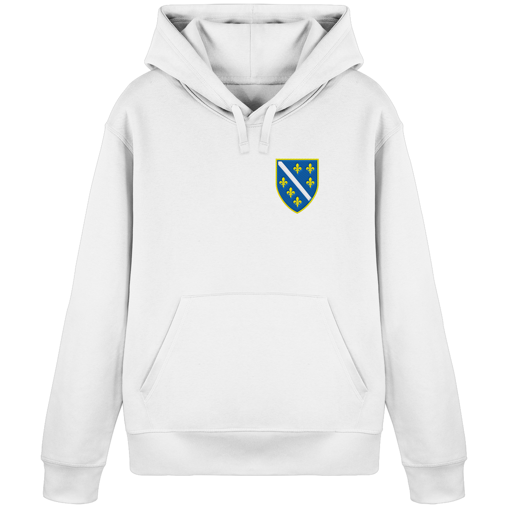 Bosanski grb – ljubav prema domovini s ponosom | Premium vez – organski basic hoodie
