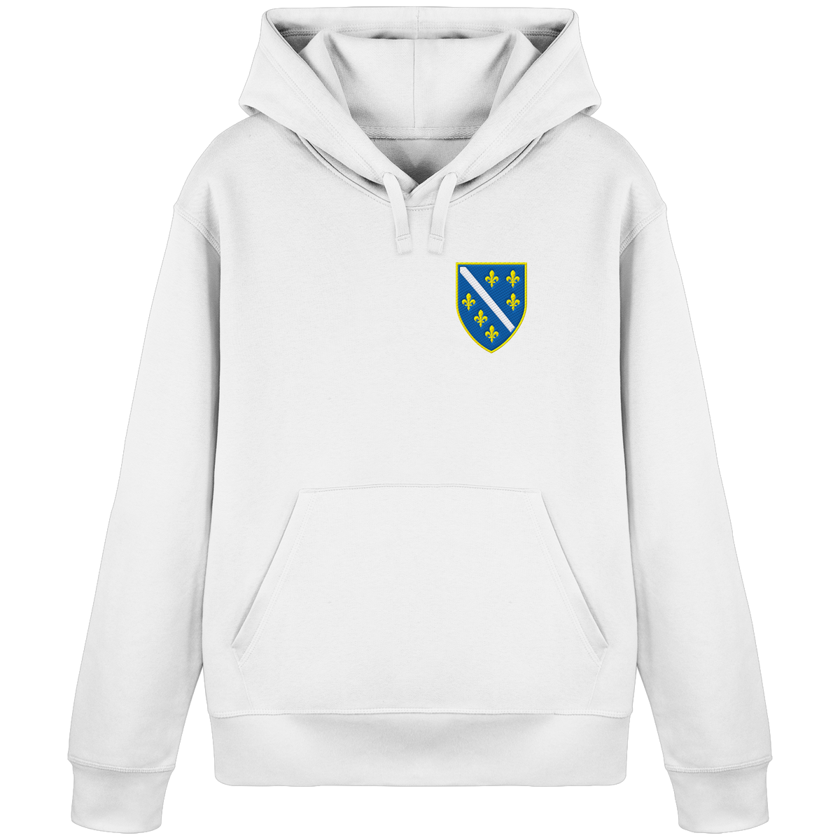 Bosanski grb – ljubav prema domovini s ponosom | Premium vez – organski basic hoodie
