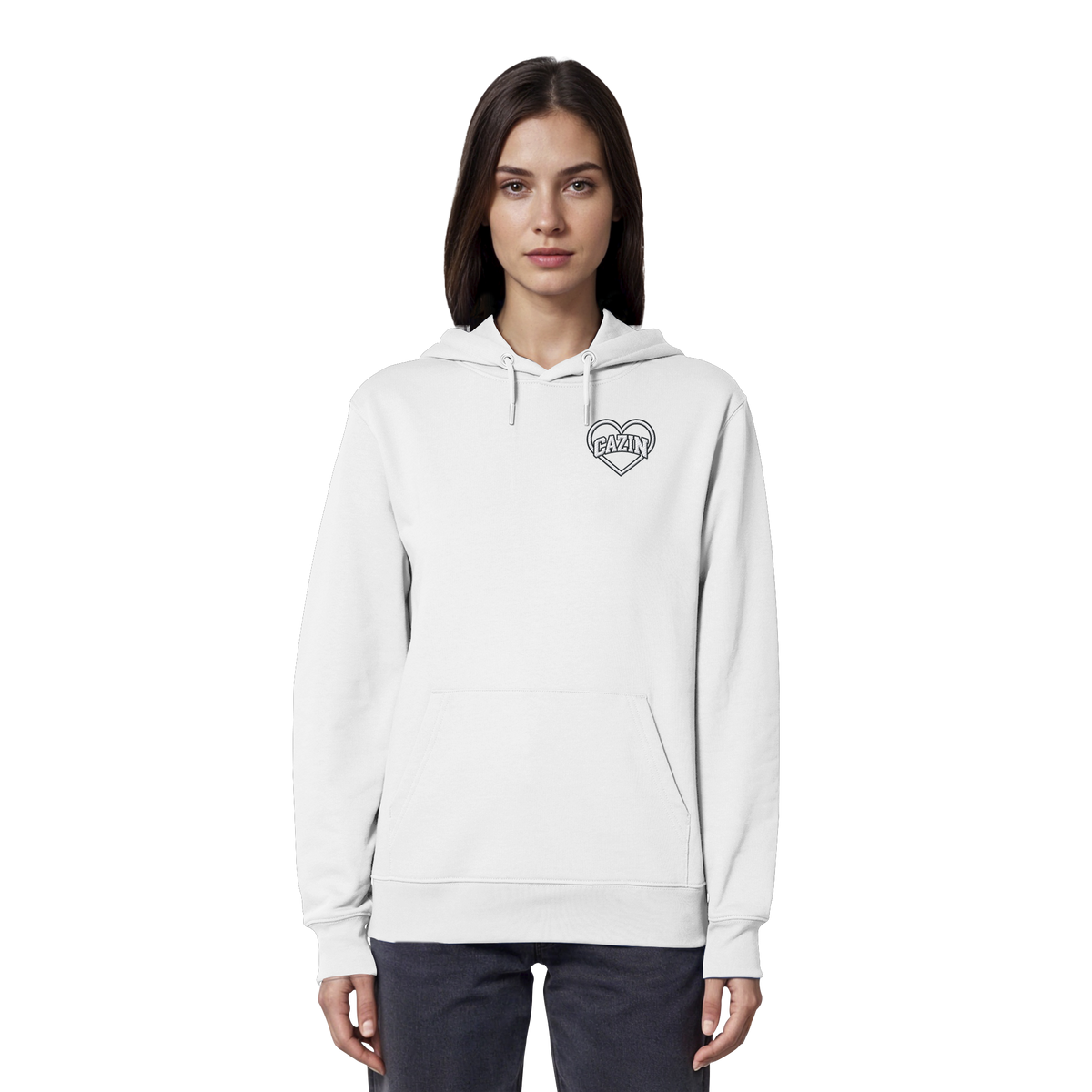 CAZIN Stanley/Stella Premium organska majica dugih rukava sa vezanim srcem | Unisex