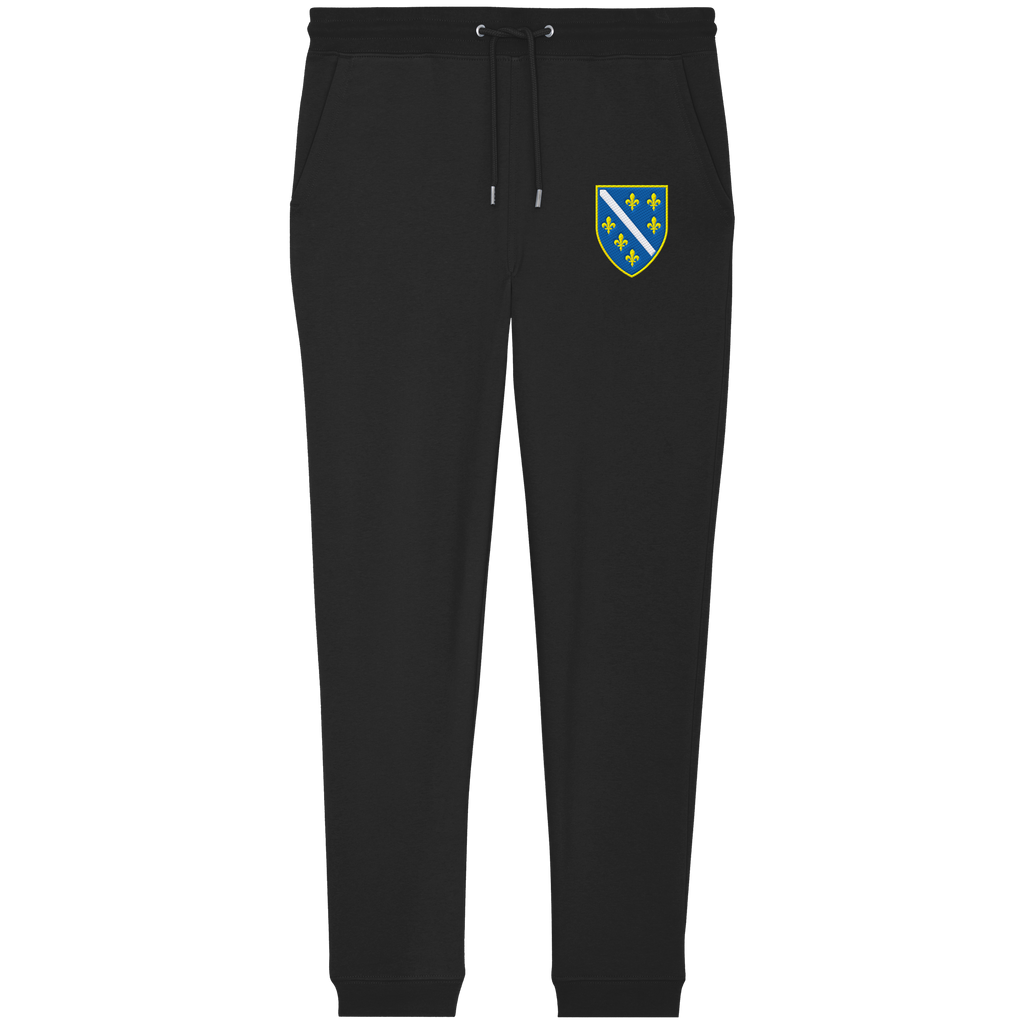 Premium organska jogging pantalone sa grbom Bosne i Hercegovine i vezom | Stanley/Stella – Unisex
