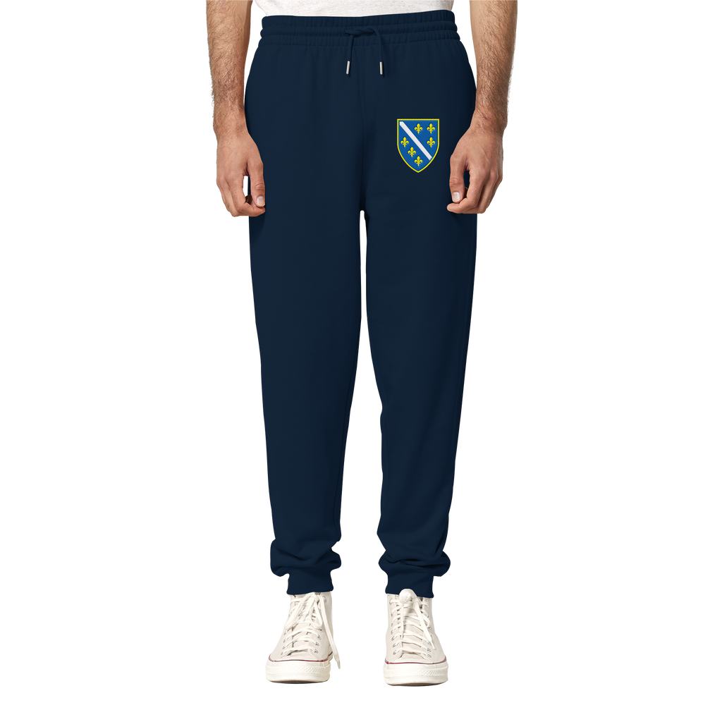 Premium organska jogging pantalone sa grbom Bosne i Hercegovine i vezom | Stanley/Stella – Unisex