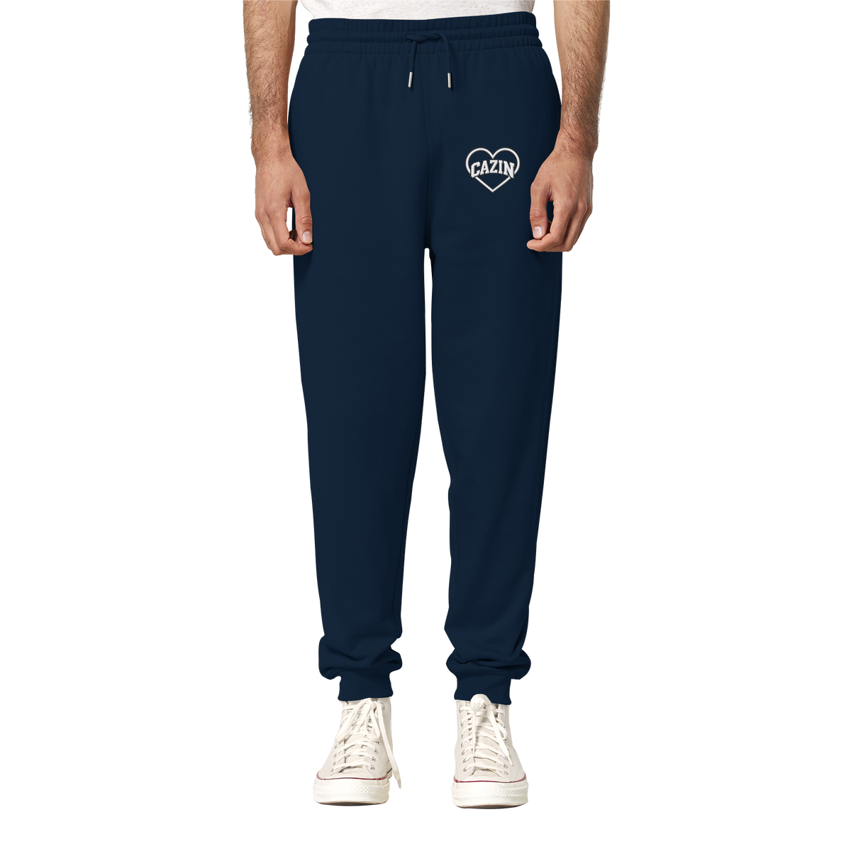 CAZIN Premium organske jogger hlače sa vezom srca | Unisex