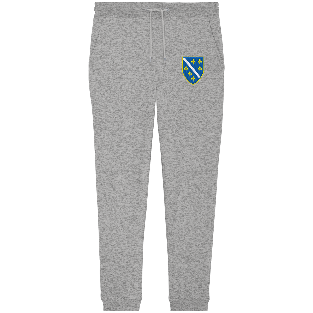 Premium organska jogging pantalone sa grbom Bosne i Hercegovine i vezom | Stanley/Stella – Unisex