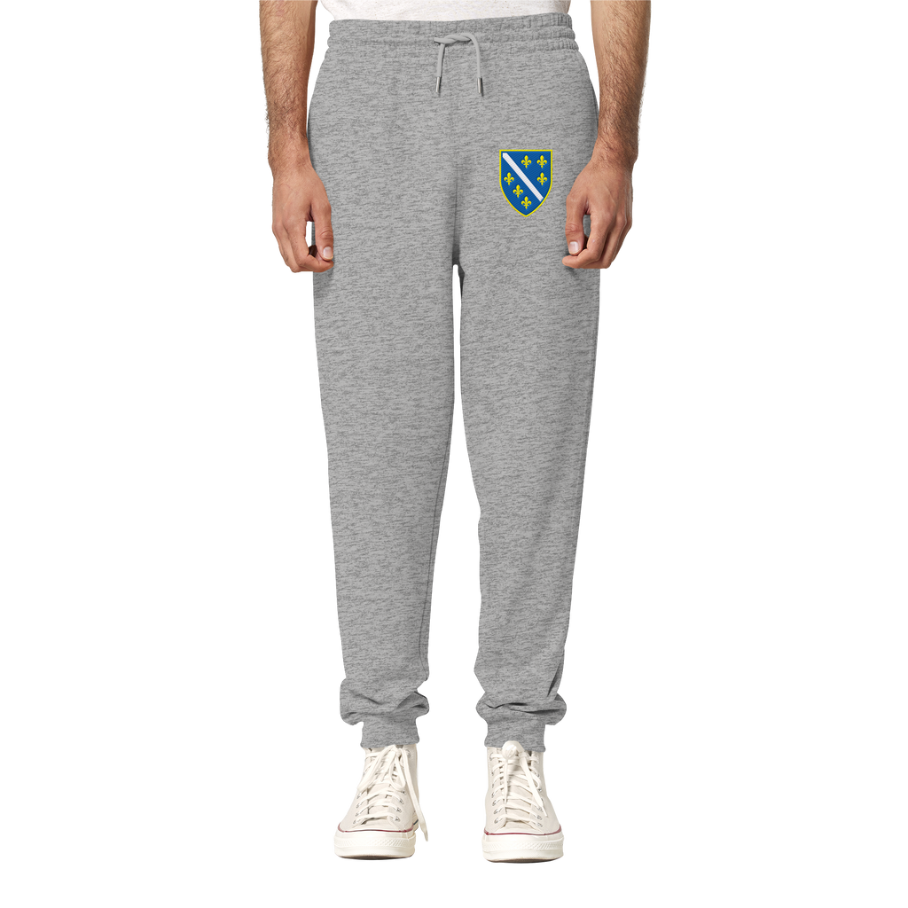 Premium organska jogging pantalone sa grbom Bosne i Hercegovine i vezom | Stanley/Stella – Unisex