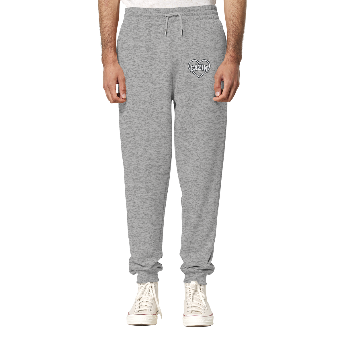 CAZIN Premium organske jogger hlače sa vezom srca | Unisex