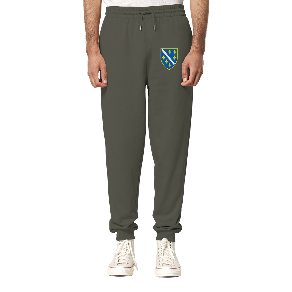 Premium organska jogging pantalone sa grbom Bosne i Hercegovine i vezom | Stanley/Stella – Unisex