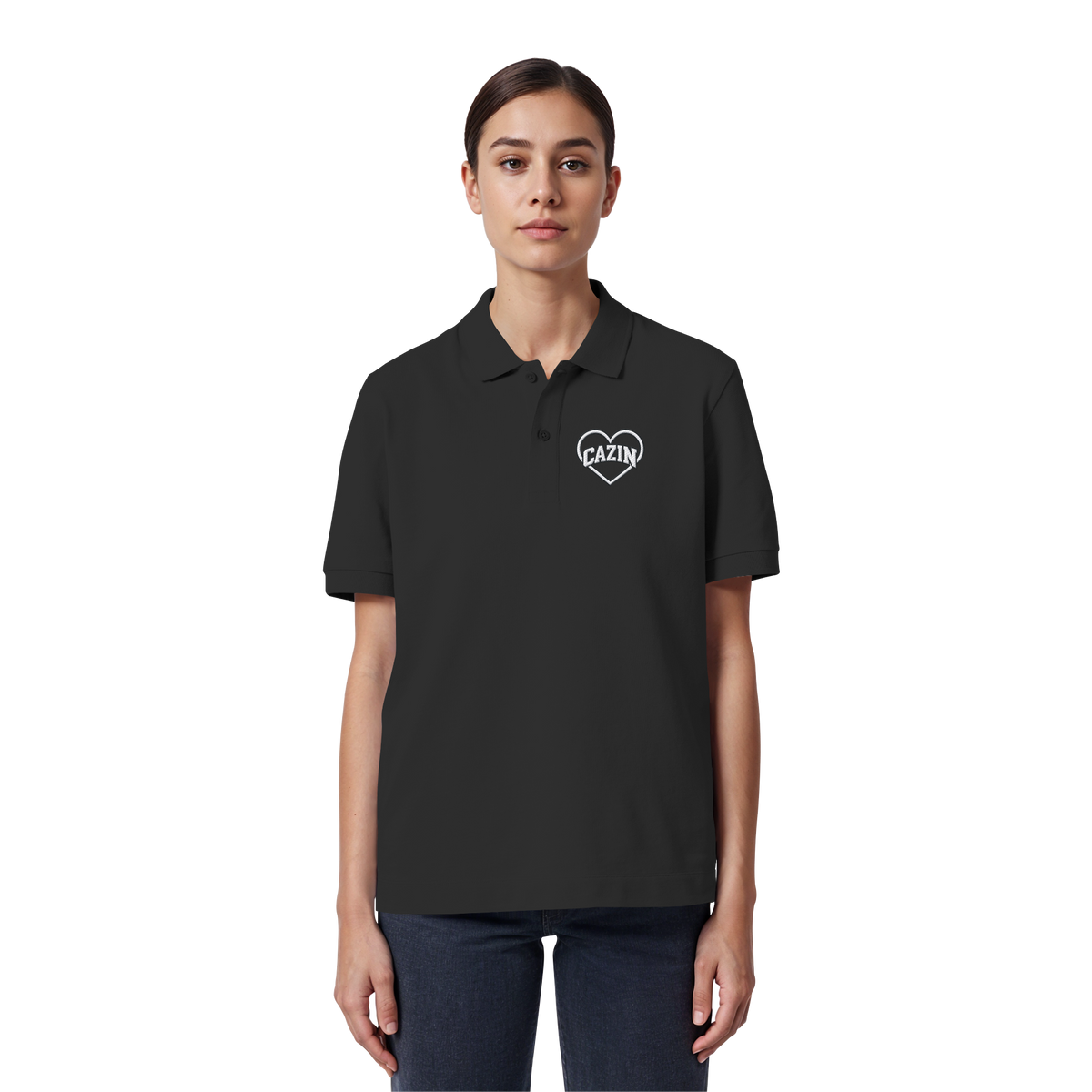 CAZIN U SRCU - organska polo majica