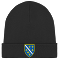 Bosanski grb – ljubav prema domovini s ponosom | Premium vez – Organic Rib Beanie