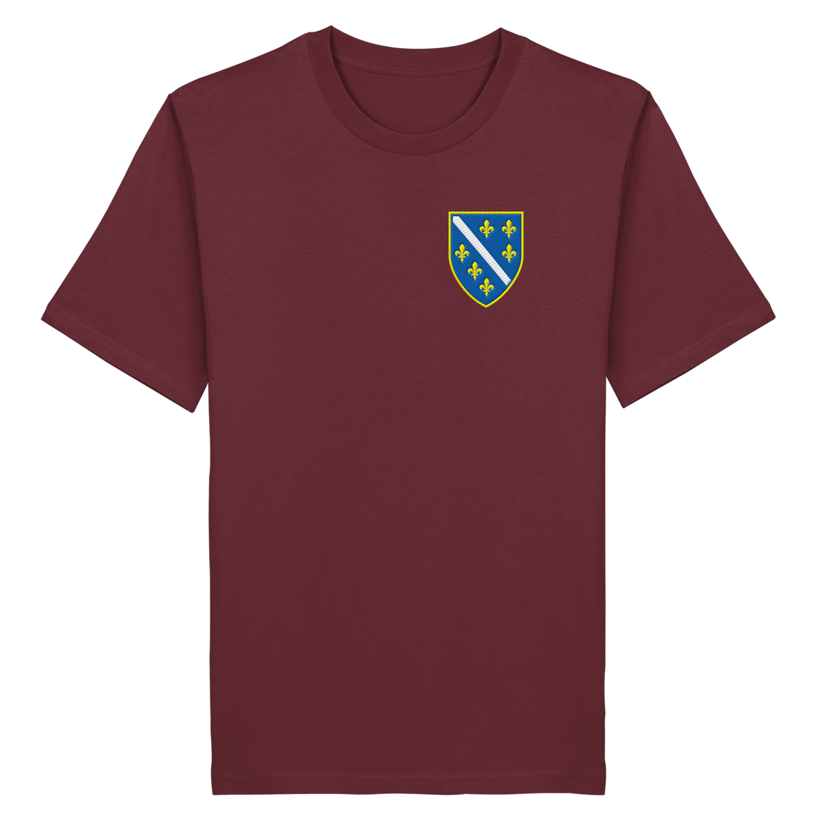 Premium organska majica s grbom Bosne i Hercegovine i vezom | Stanley/Stella – Unisex