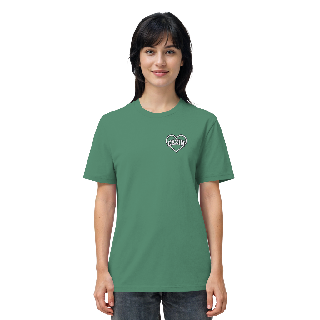 CAZIN Stanley/Stella Premium organska majica s vezom srca | Unisex