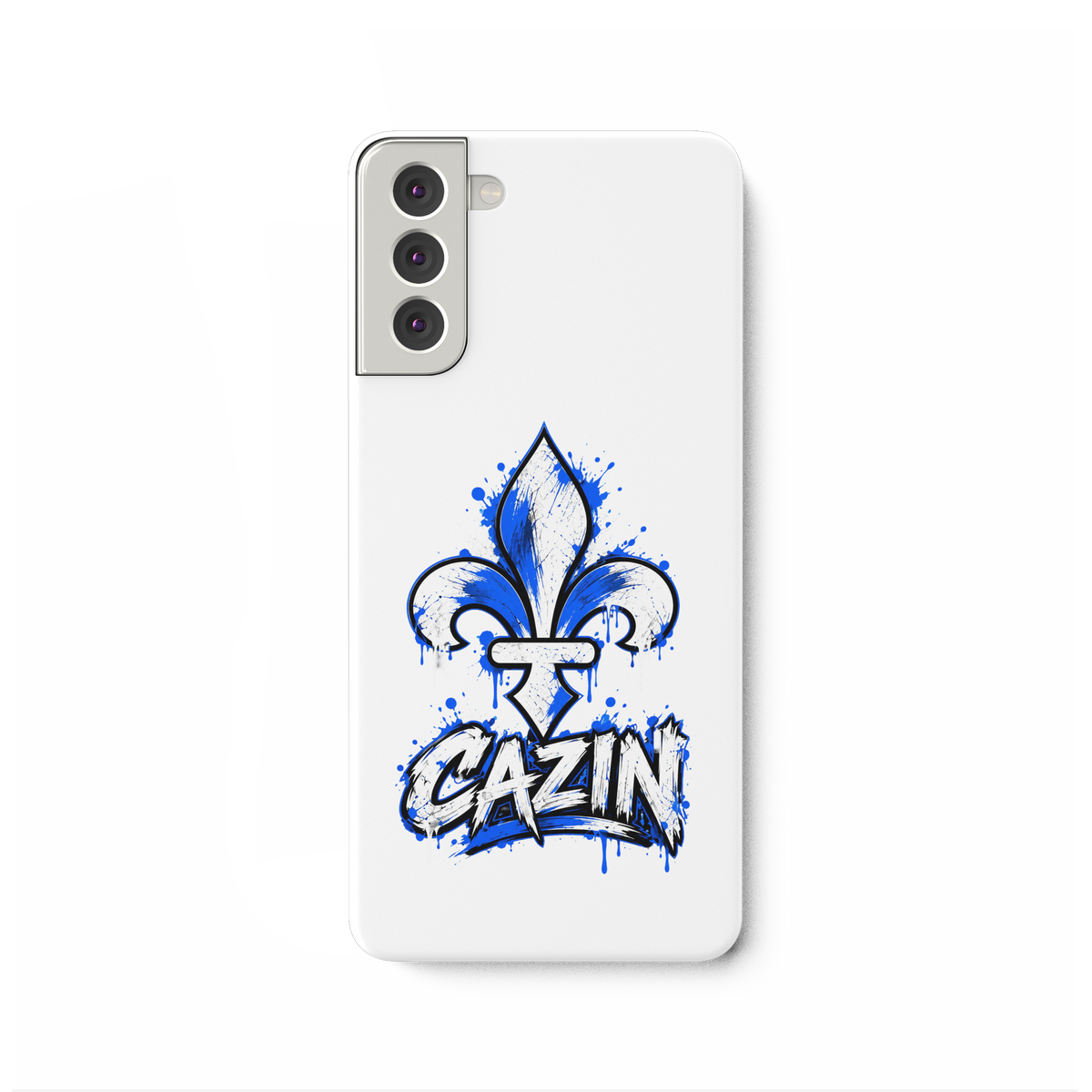 CAZIN futrola za mobitel – Bosanska ljiljanja u grafiti dizajnu | Balkan Style - Futrola za Samsung Galaxy S21 Plus
