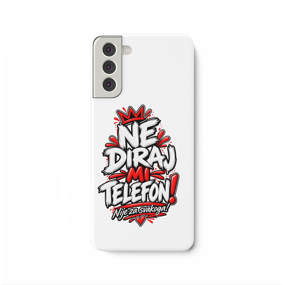 Futrola za mobitel „NE DIRAJ MI TELEFON!“ – Smiješna balkanska futrola za pametni telefon - Futrola za Samsung Galaxy S21 Plus