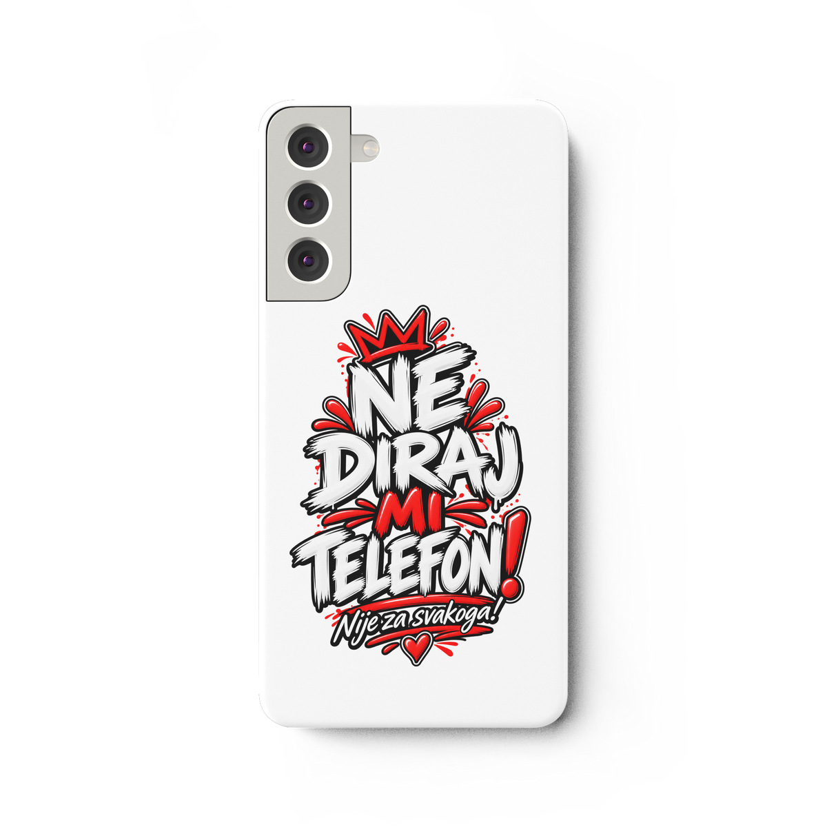 Futrola za mobitel „NE DIRAJ MI TELEFON!“ – Smiješna balkanska futrola za pametni telefon - Futrola za Samsung Galaxy S22 Plus