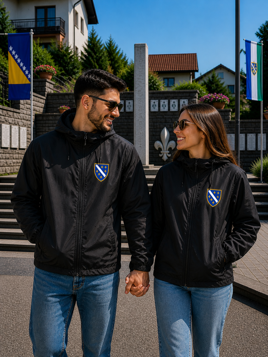 Vjetrovka - Bosanski grb sa ljiljanima | Lijeva prsa