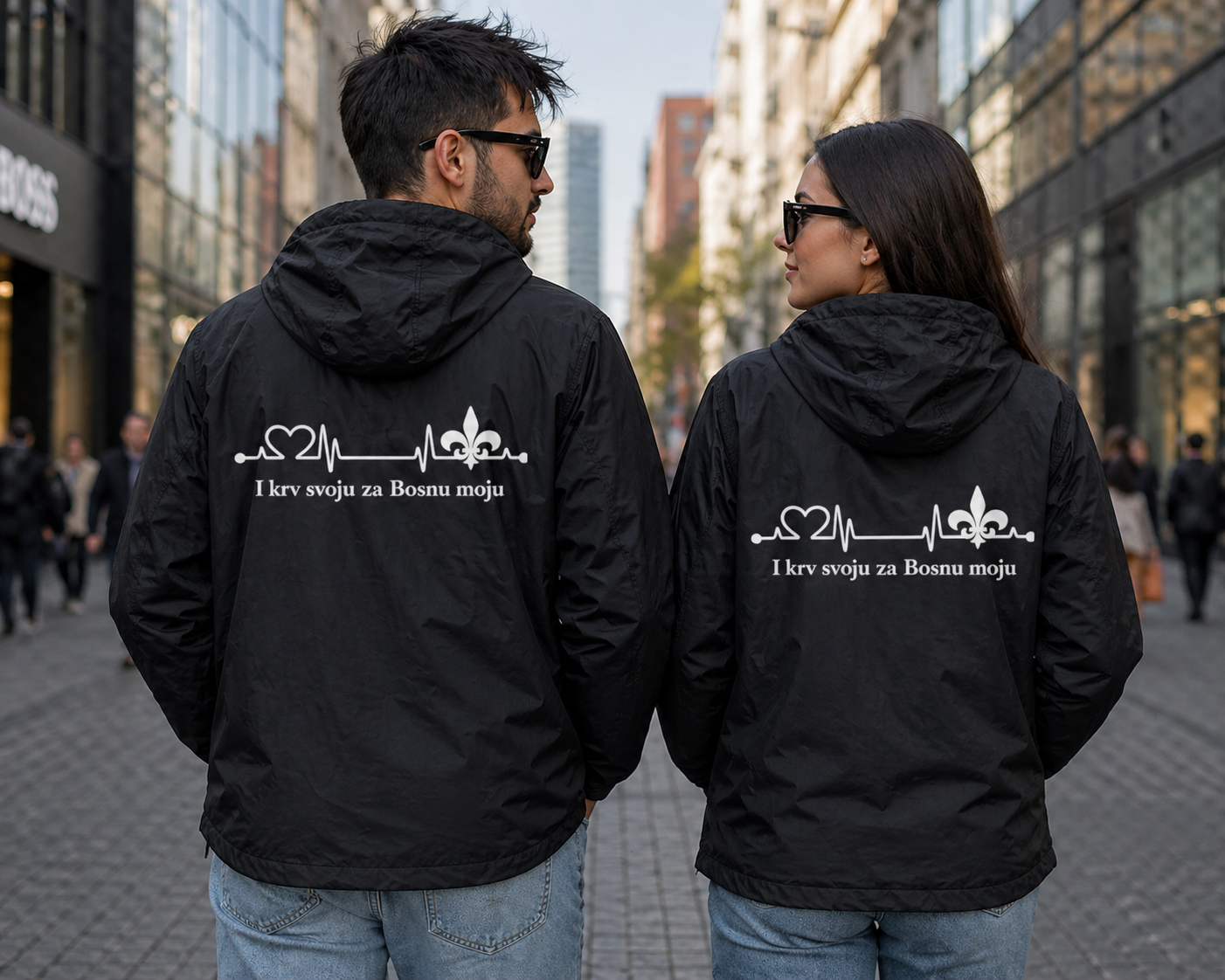 Vjetrovka – Za Bosnu Moju | Kombi-dizajn | Obostrani print