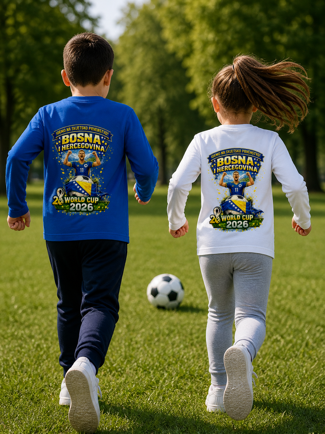 Dječija dukserica – Bosna | Dizajn 01 | Print na leđima