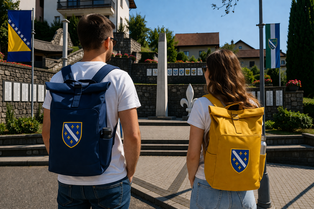 Ranac sa bočnim džepom - Bosanski Grb sa ljiljanima